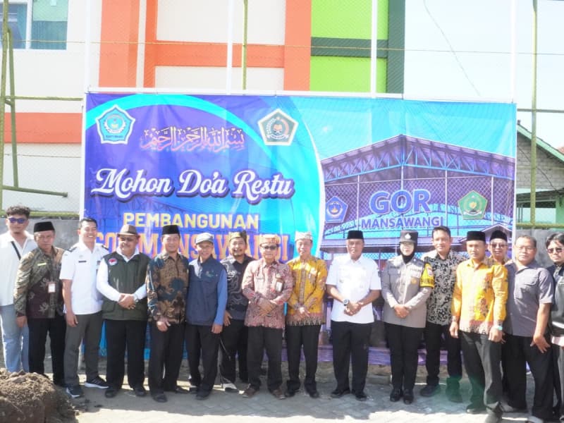 Peletakan Batu Pertama Pembangunan GOR & Area Parkir MAN 1 Banyuwangi